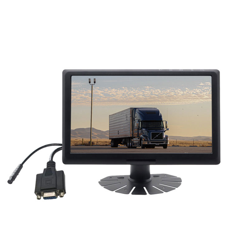 Suporte para monitor de carro com tela IPS de 9 polegadas CVBS, HD, VGA