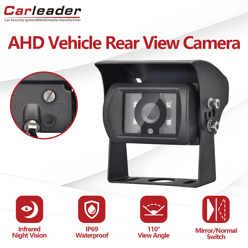 AHD 1080P IP69K Câmera de vista traseira à prova d'água