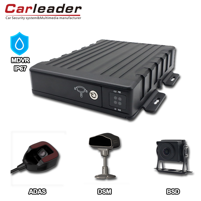 Carleader IP67 DVR móvel da AI 4CH SD à prova d'água: solução avançada de monitoramento de veículos