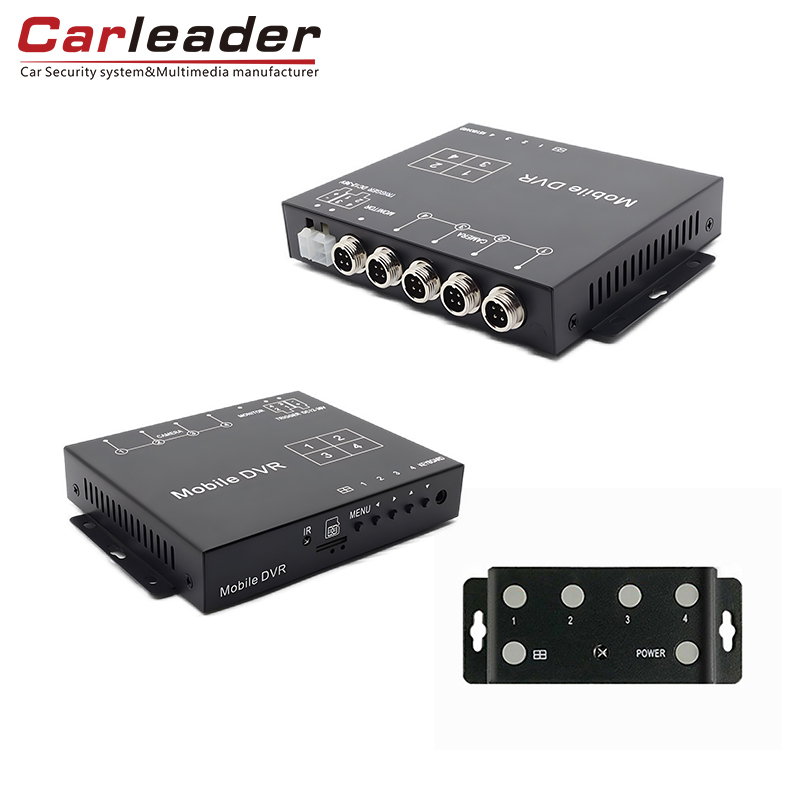 Carleader 4CH AHD 1080P Mini Mobile DVR Suporte TF Cartão TF armazenamento