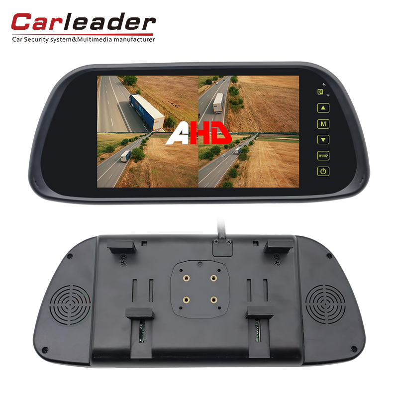 Atualize a visão do seu veículo com o Carleader 2 em 1 Instalação de 7 polegadas Quad AHD Monitor de espelho retrovisor