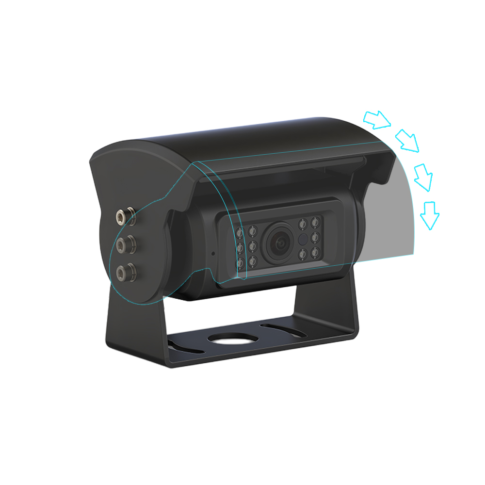 Motorista mais seguro, vida mais segura com câmera de visão traseira à prova d'água Carleader 1080P com obturador automático