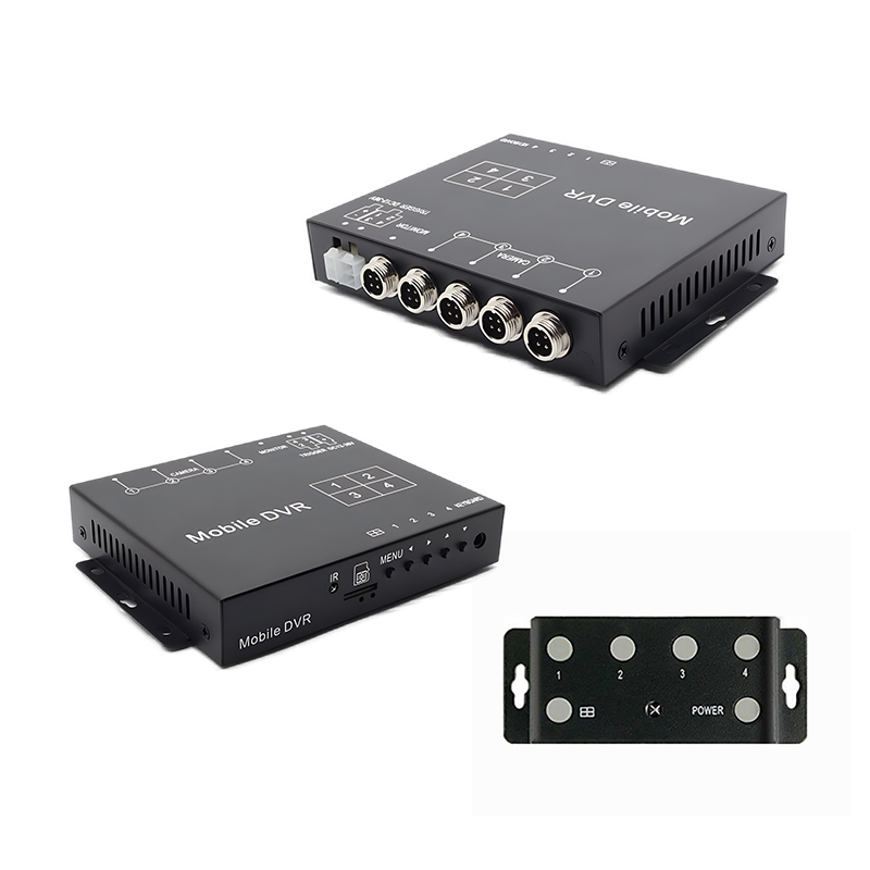 Carleader 1080P AHD Quad Split Display Processador de vídeo com suporte para gravação de vídeo