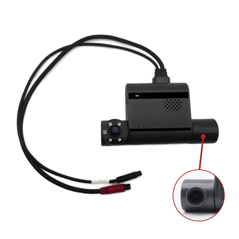 3 canal AI Dash Cam com ADAS e DSM