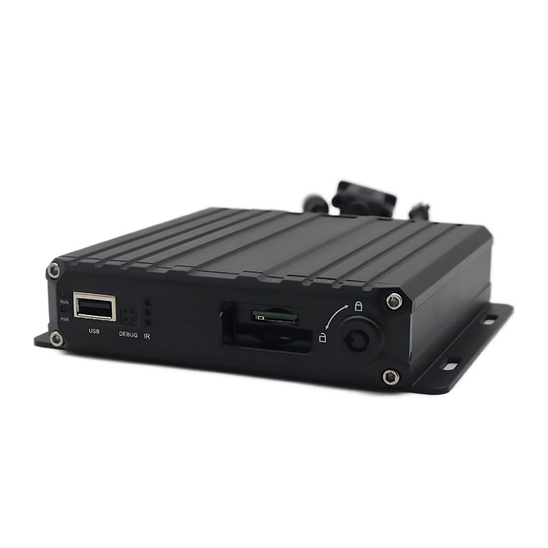 4CH AHD SD AI DVR móvel com 4G GPS WiFi, ADAS DSM BSD para veículos comerciais