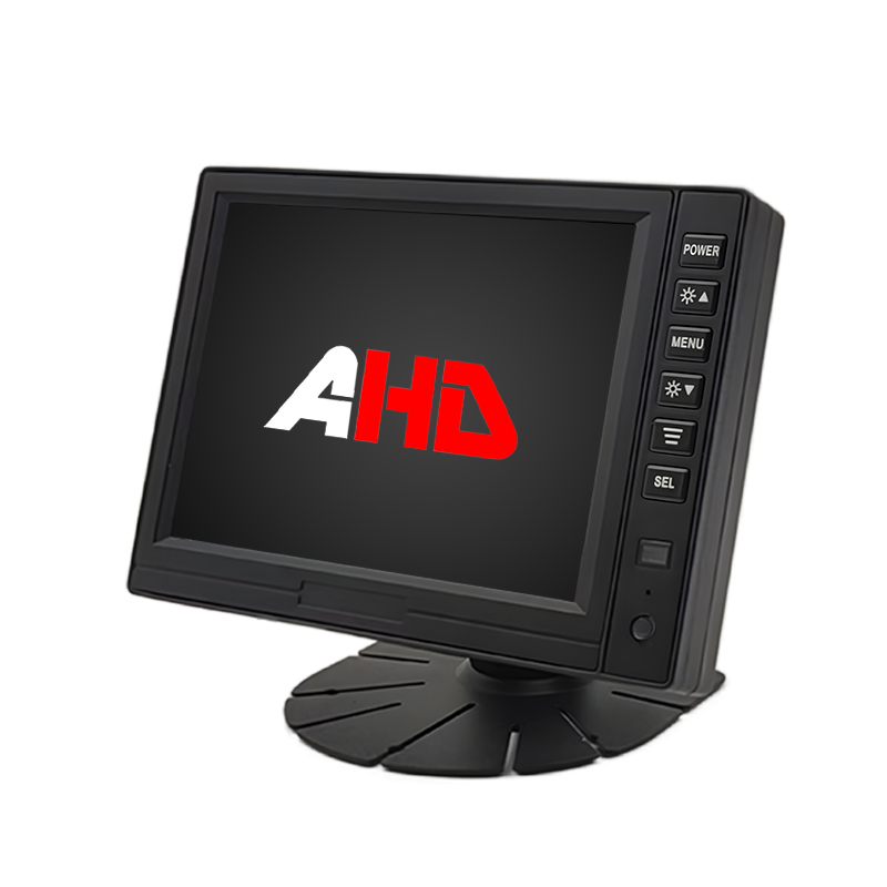 Monitor LCD AHD de montagem em painel de 5,6 polegadas com retroiluminação