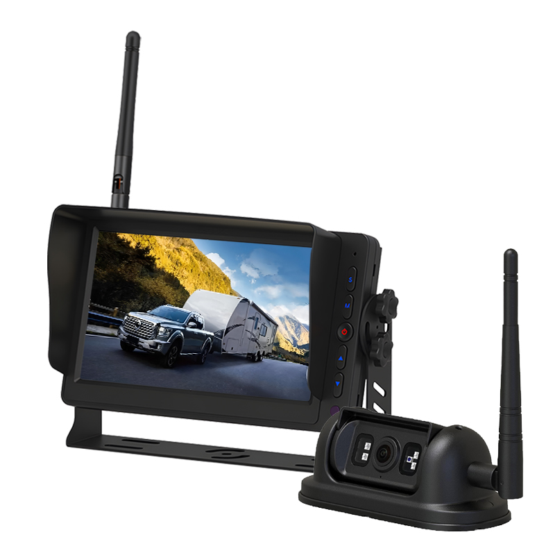 Câmera digital HD sem fio de 7 polegadas e sistema de monitor de 2,4 GHz