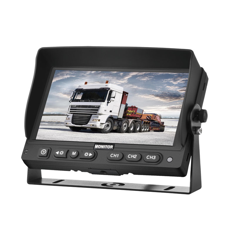 3 entrada de vídeo monitor de carro