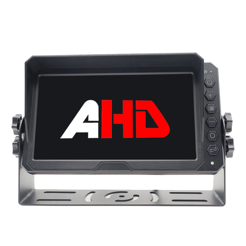 Monitor AHD para veículos pesados ​​LCD 2CH de 7 polegadas