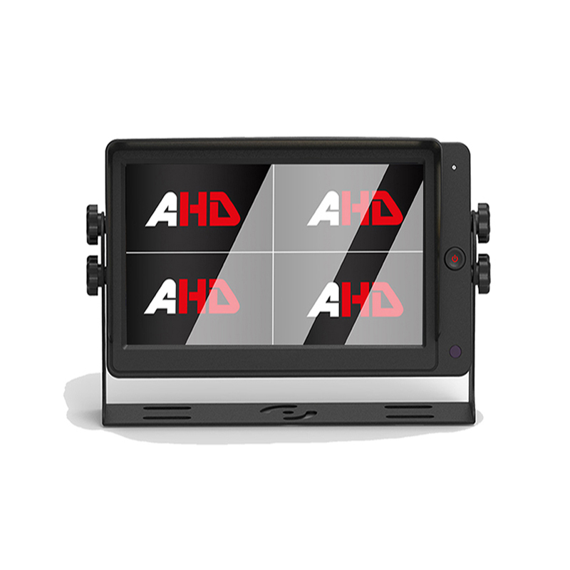 Monitor quádruplo AHD com tela sensível ao toque de 7 polegadas