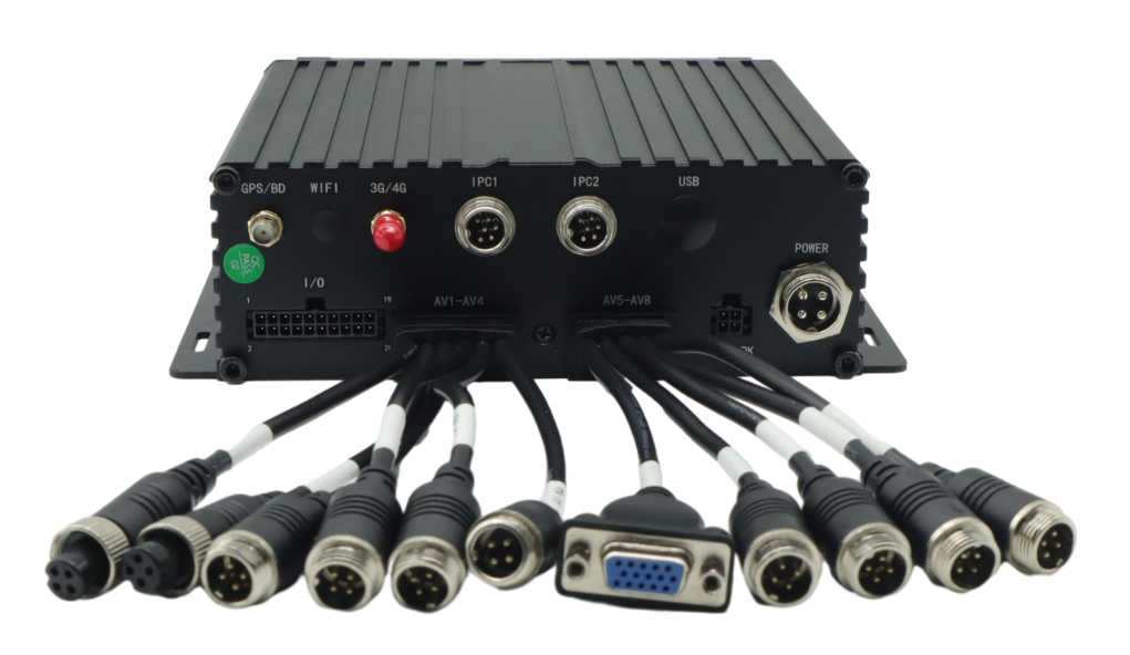 HDD 1080P de 8 canais e cartão SD MDVR para veículo