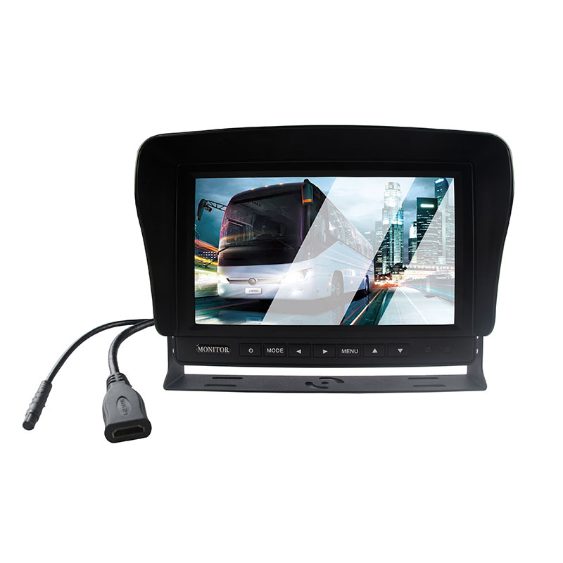 Ecrã LCD de alta definição de 9 polegadas